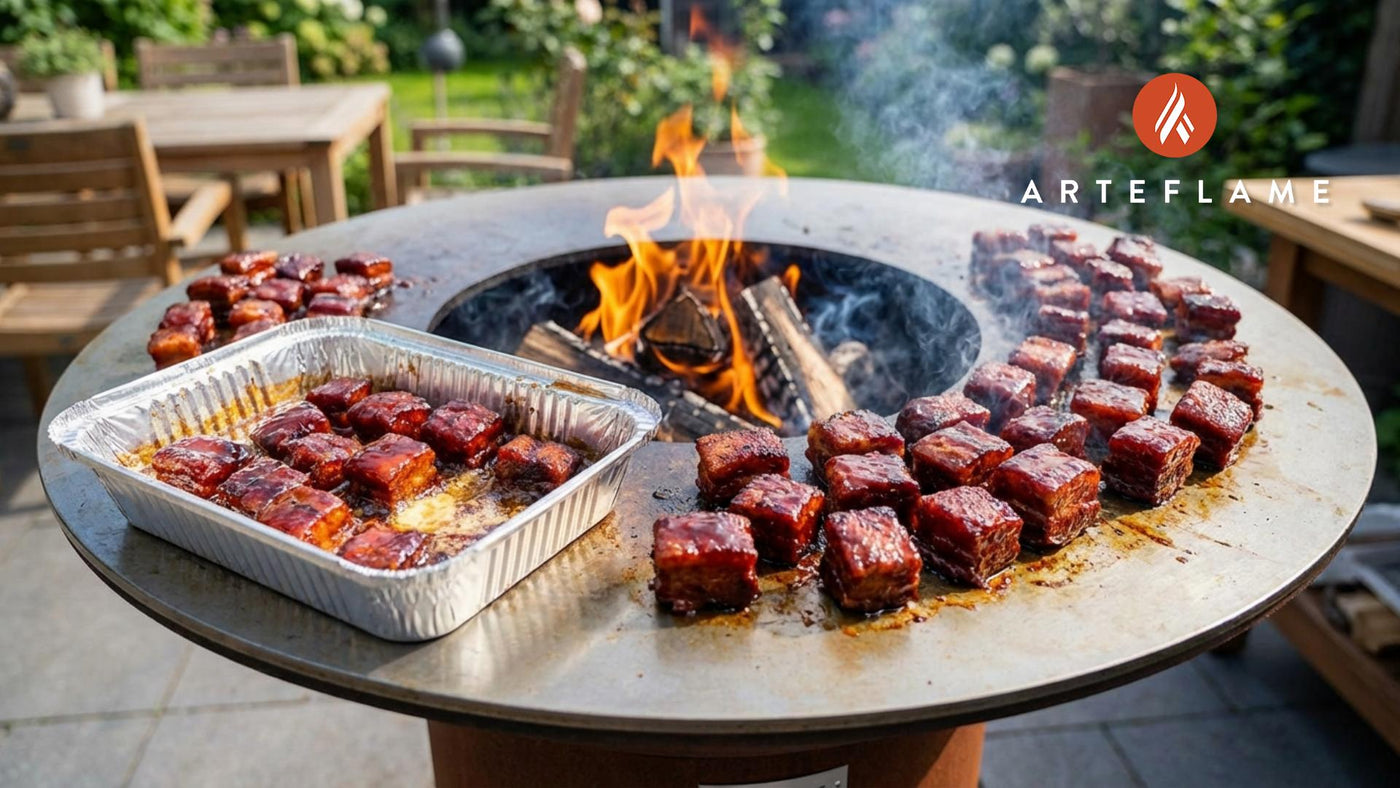South Dakota Style Smoked Pork Belly Bites Recipe for Arteflame Grill