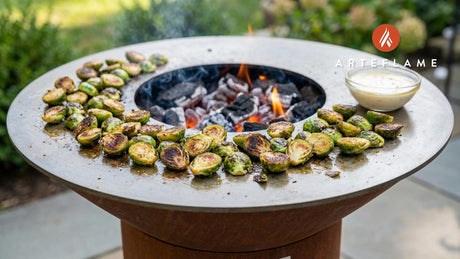 Smoked Alabama Honey Glazed Grilled Brussels Sprouts Recipe