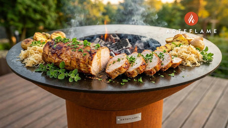 Authentic Polish Grilled Pork Loin with Savory Mustard Glaze
