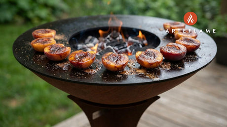 Smoky Sweet Grilled Kansas Cinnamon Sugar Peaches Recipe