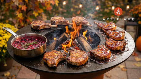 Grilled Wisconsin Cranberry Glazed Pork Chops Recipe