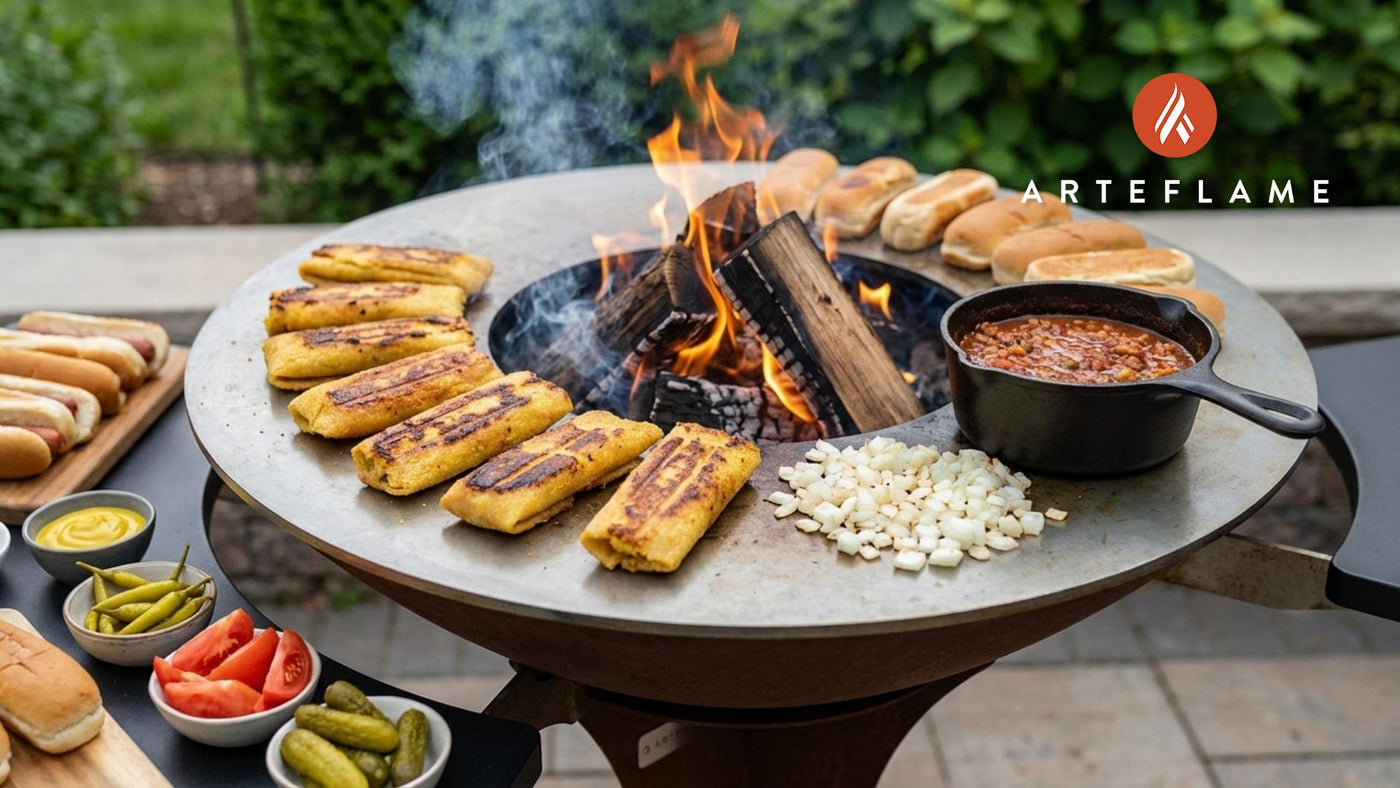 Crispy Grilled Chicago-Style Tamales: A Windy City Classic on the Arteflame