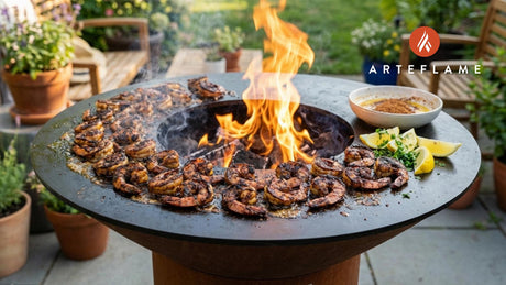 Authentic Louisiana Cast Iron Blackened Shrimp for Arteflame Grills