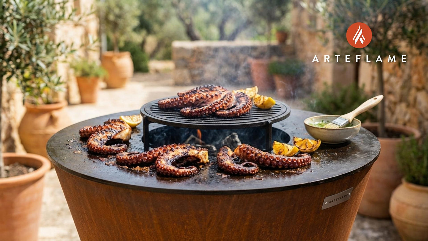 Authentic Italian Grilled Octopus with Lemon and Parsley