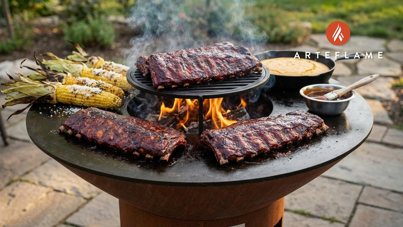 Mesquite Smoked Iowa Spare Ribs on the Arteflame Grill