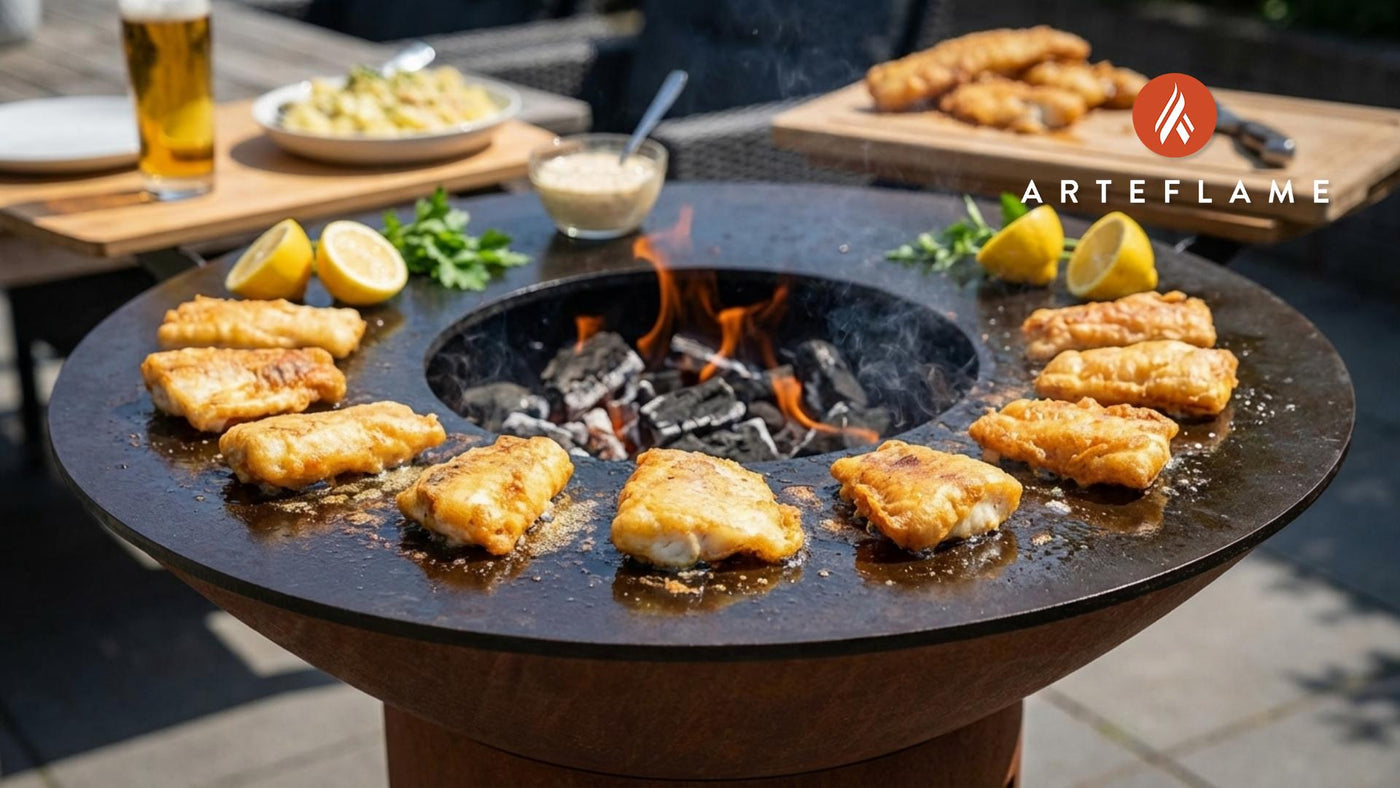 Crispy German Beer Battered Fish Fillets on the Arteflame Grill
