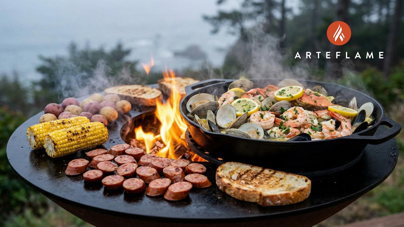 Authentic Washington Puget Sound Clam Bake on the Arteflame Grill