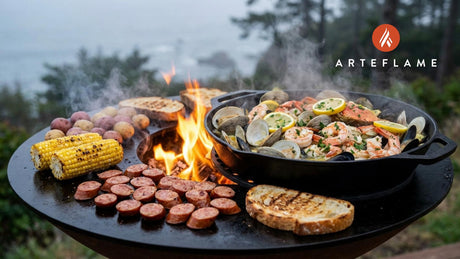 Authentic Washington Puget Sound Clam Bake on the Arteflame Grill