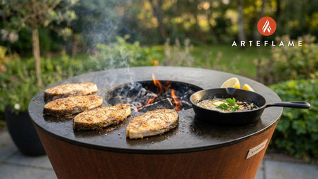 California Grilled Halibut with Zesty Lemon Butter