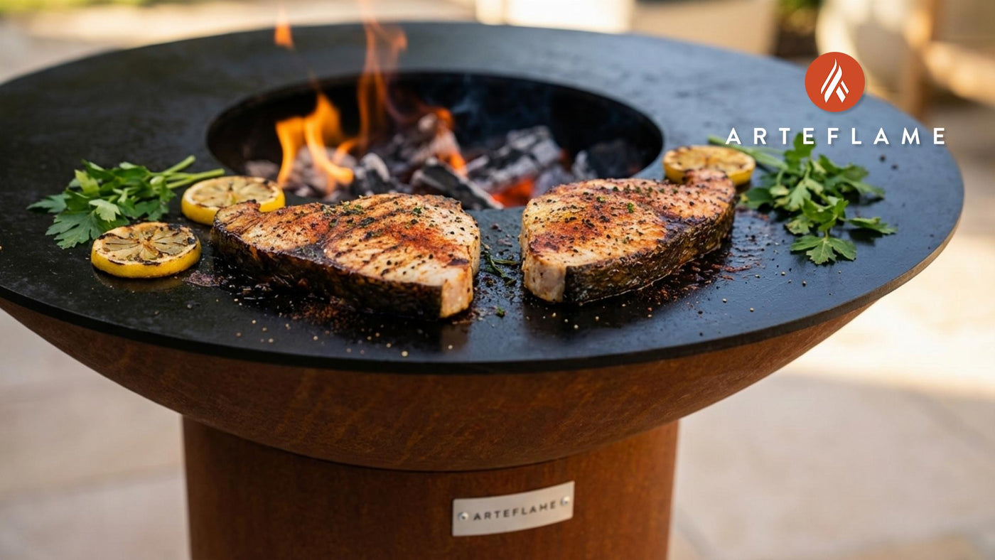 Perfectly Seared Swordfish Steaks on the Grill