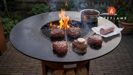 Grilled French Beef Tenderloin with Red Wine Compound Butter