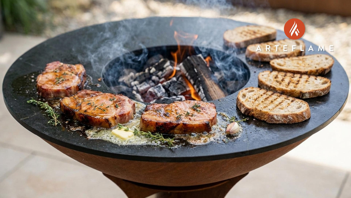 Wood-Fired Swiss Smoked Jura Mountain Ham on the Arteflame Grill