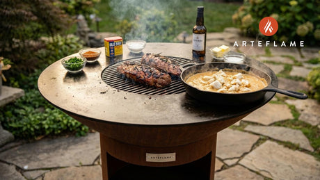 Maryland Style Grilled Pork Tenderloin with Creamy Crab Sauce