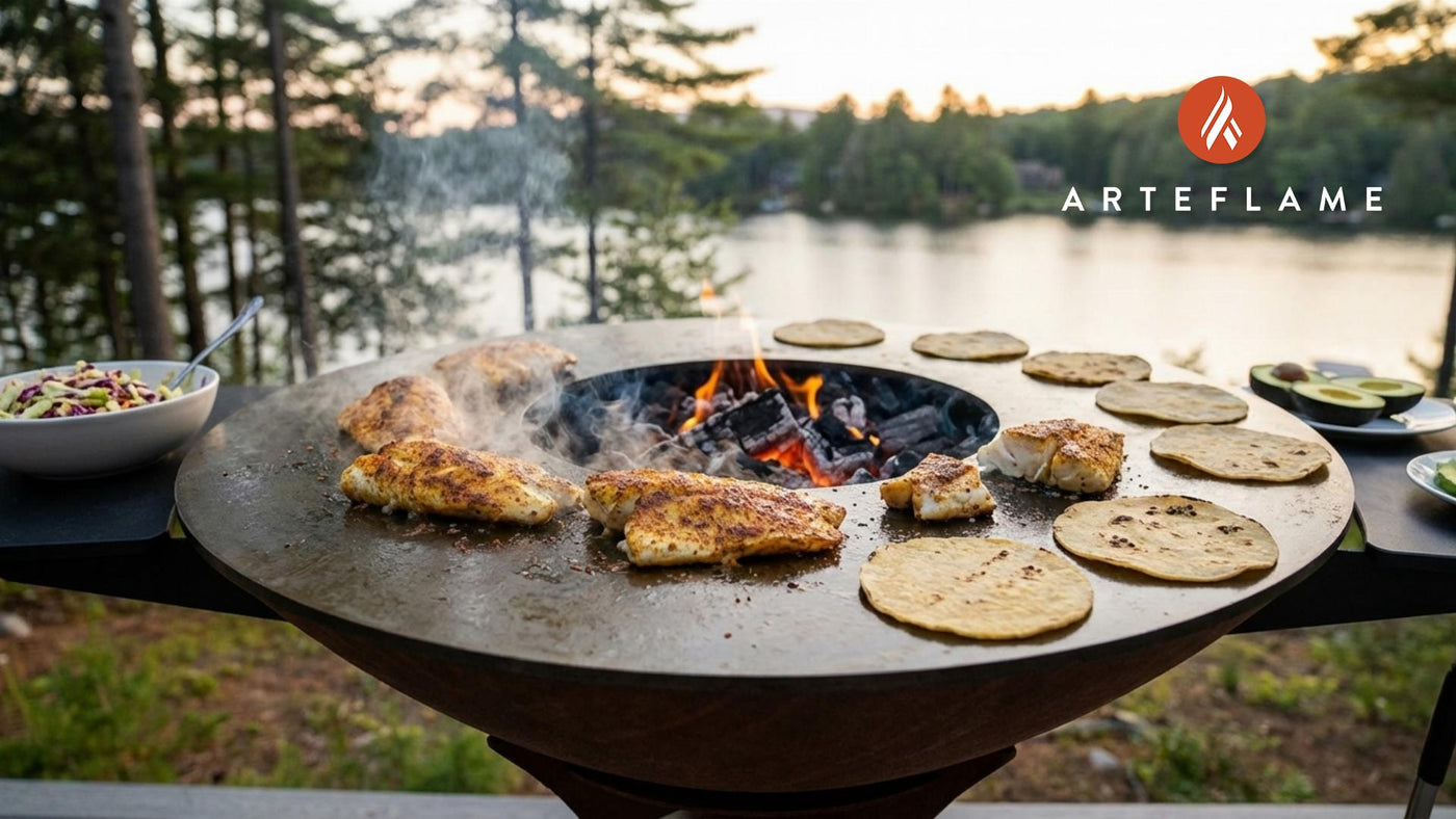 New Hampshire Style Grilled Haddock Tacos | Arteflame Grill Recipe