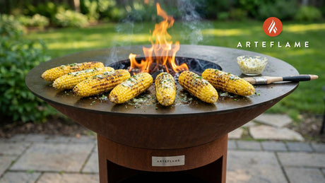 Grilled North Dakota Sweet Corn with Garlic Herb Butter