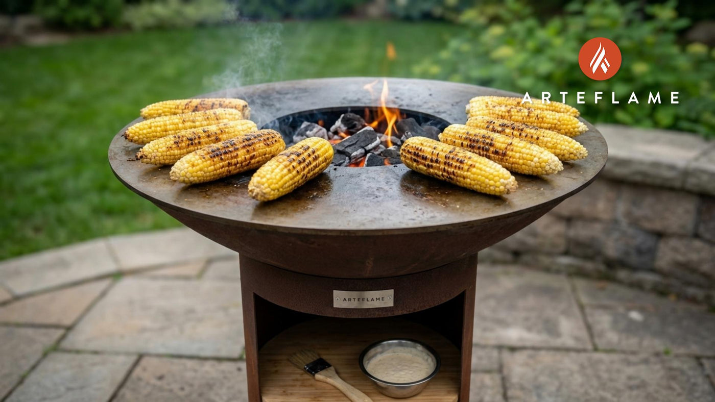 Smoky Grilled Corn with Tangy Alabama White Sauce