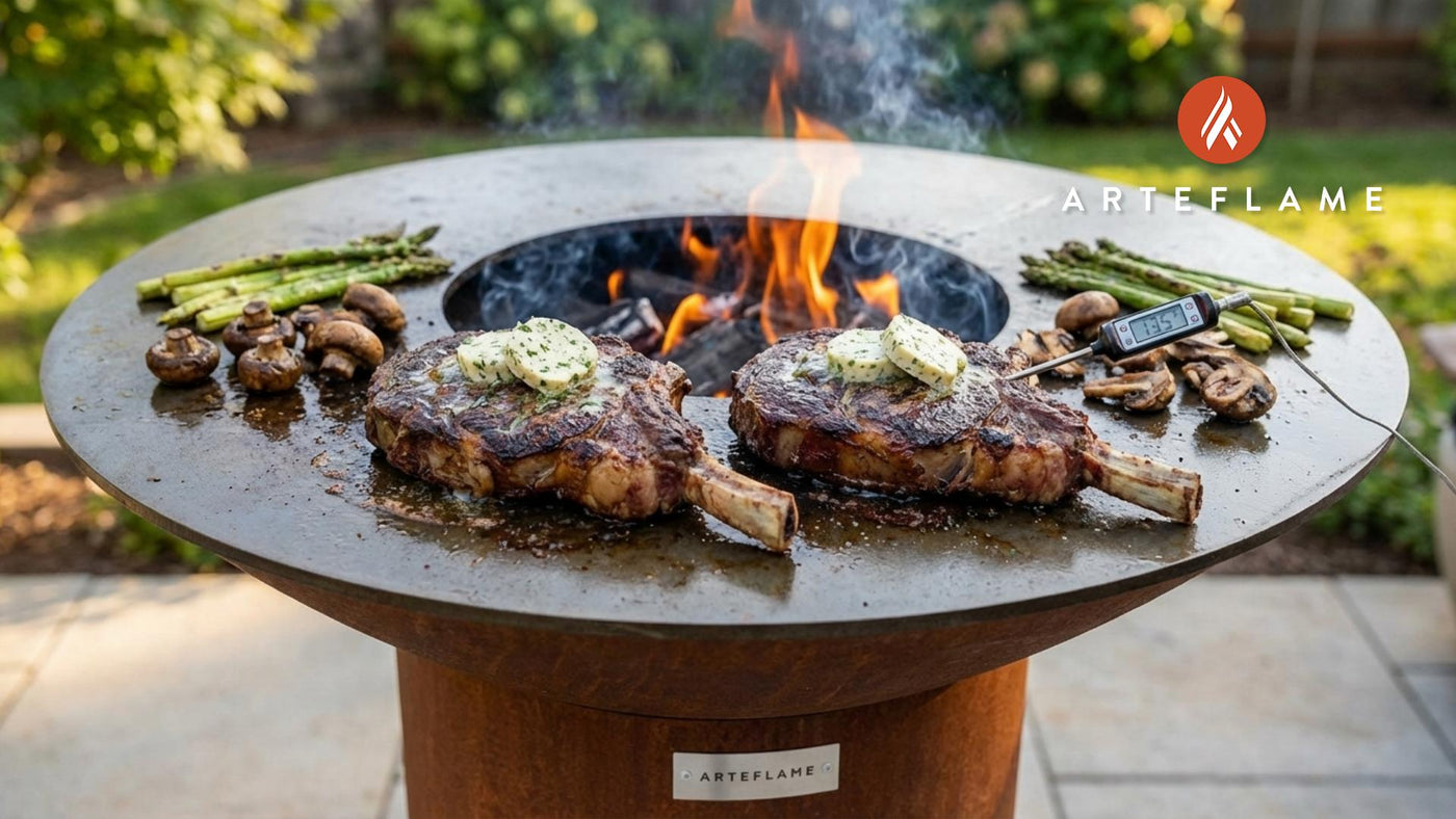 Grilled Ribeye Steak with Garlic Herb Butter: The Ultimate Arteflame Sear
