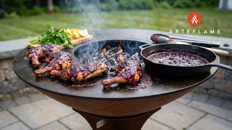 Grilled New Hampshire Blueberry BBQ Chicken