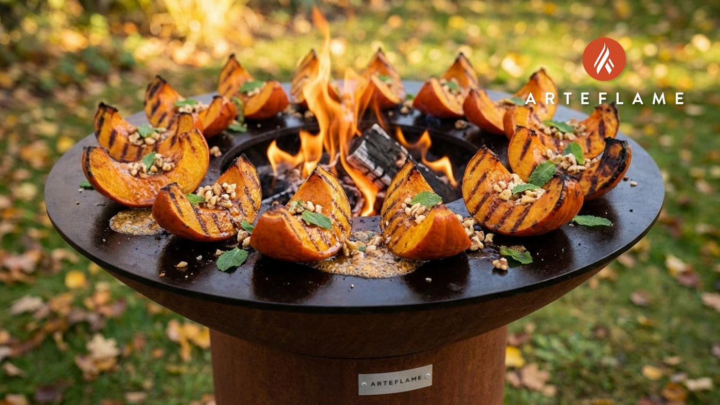 California Grilled Pumpkin with Spiced Honey Glaze