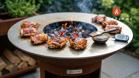 Smoky Sweet: Minnesota Maple Balsamic Glazed Chicken Thighs for the Arteflame