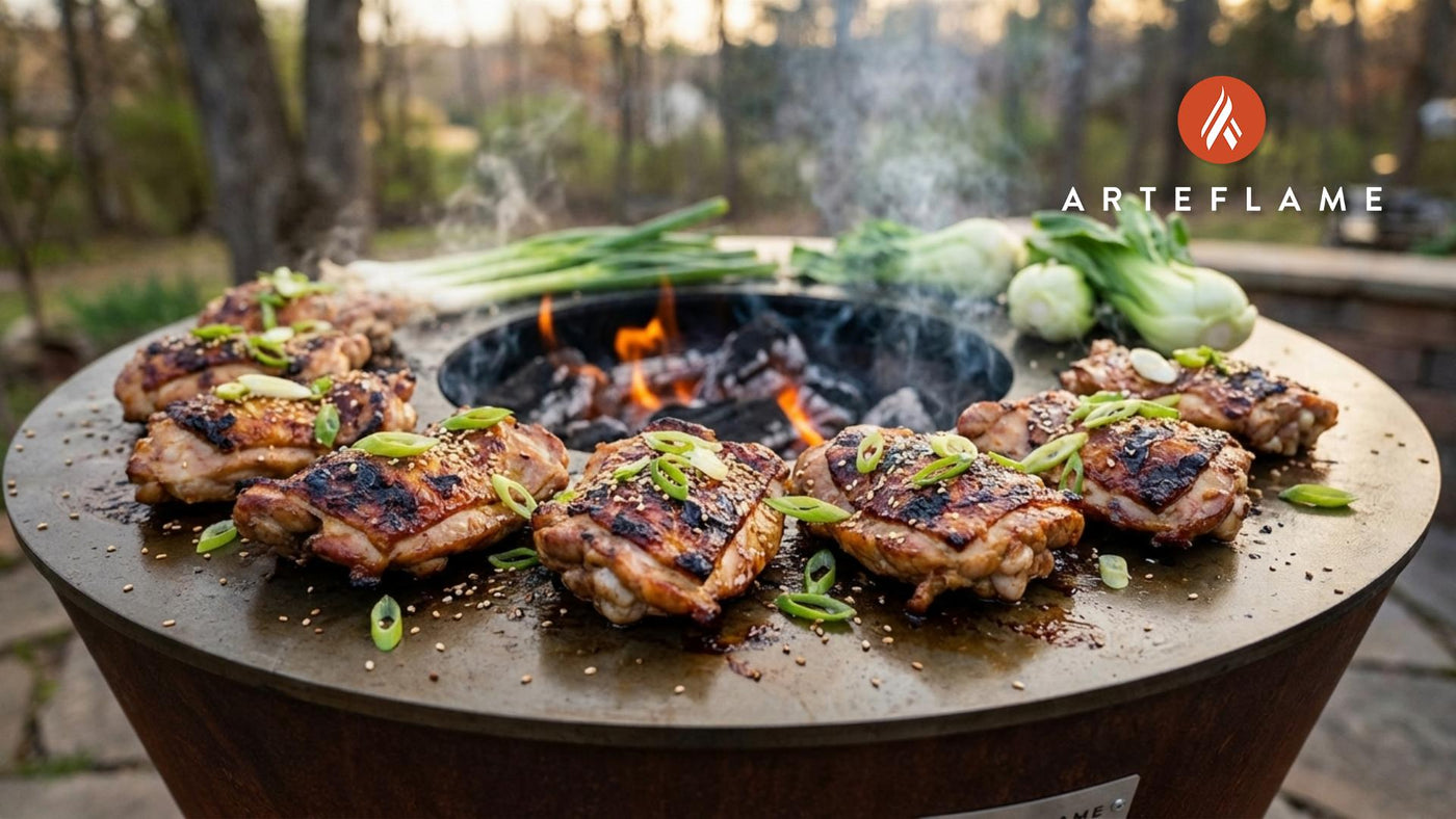 Japanese Ginger Soy Grilled Chicken Thighs Recipe