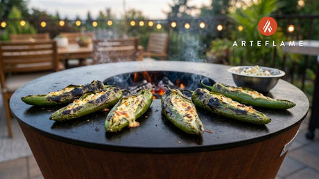 Authentic Albanian Spicy Grilled Peppers with Feta (Speca me Gjizë)