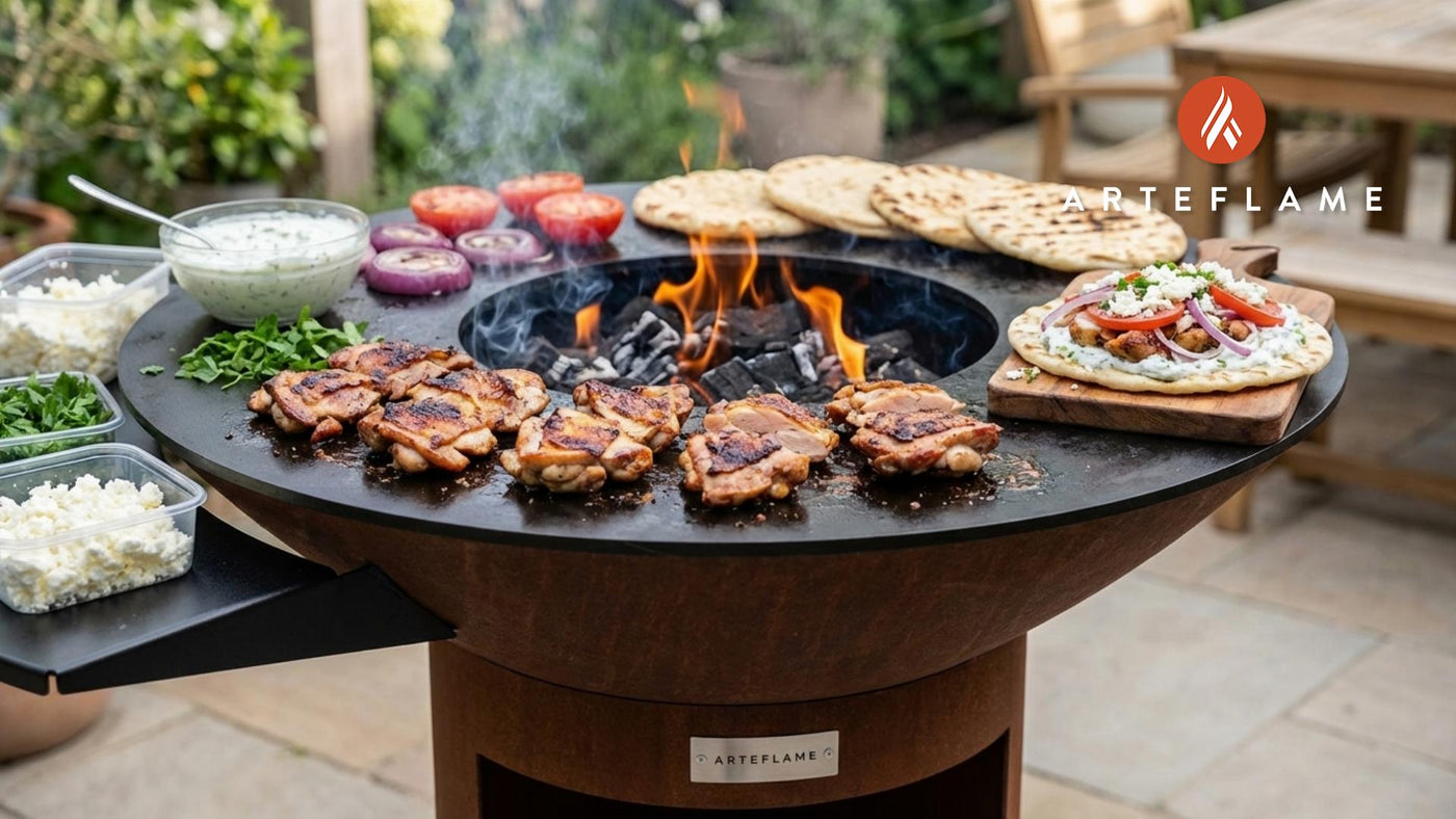 Authentic Greek Chicken Gyros Recipe for the Arteflame Grill