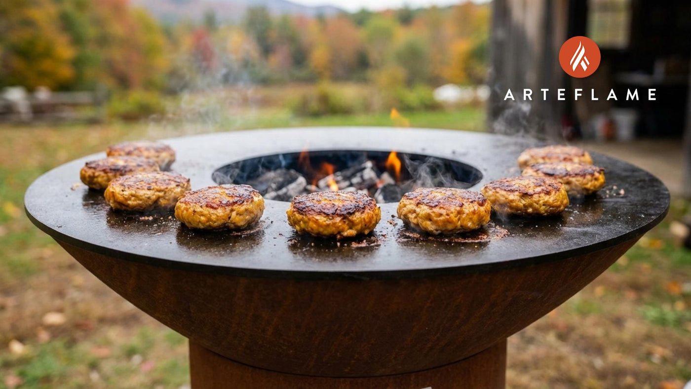 New Hampshire Grilled Pumpkin & Maple Sausage Patties Recipe
