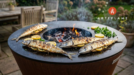 Crispy Grilled Maine Atlantic Mackerel on the Arteflame Grill
