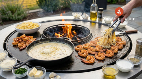 Smoky Arteflame Grilled Shrimp Alfredo Recipe