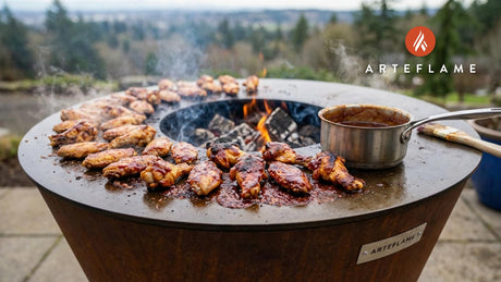 Smoky Oregon Marionberry BBQ Grilled Chicken Wings Recipe