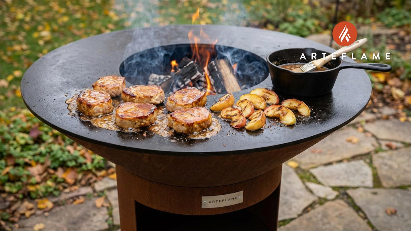 South Dakota Style Cider-Glazed Pork Medallions for the Arteflame Grill