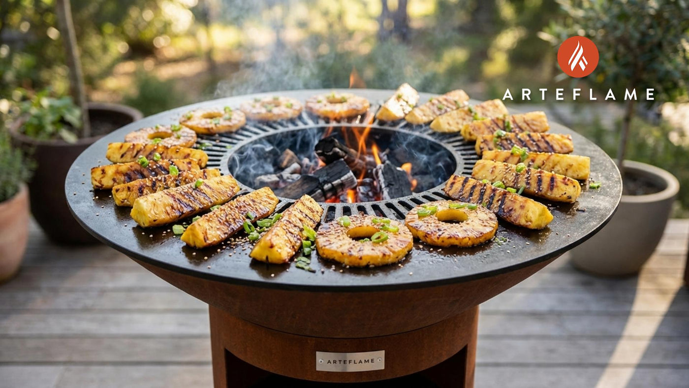 Savory Meets Sweet: Korean Doenjang Glazed Grilled Pineapple Recipe