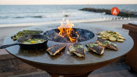 Grilled New Jersey Bluefish with Garlic Butter