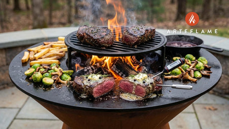 Grilled Belgian Herbed Venison Steak Recipe on the Arteflame