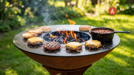 Grilled Burgers with Traditional Chili Sauce