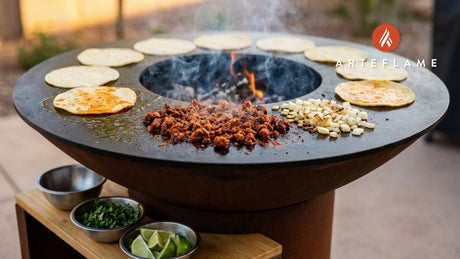 Authentic Grilled Mexican Chorizo Tacos on the Arteflame
