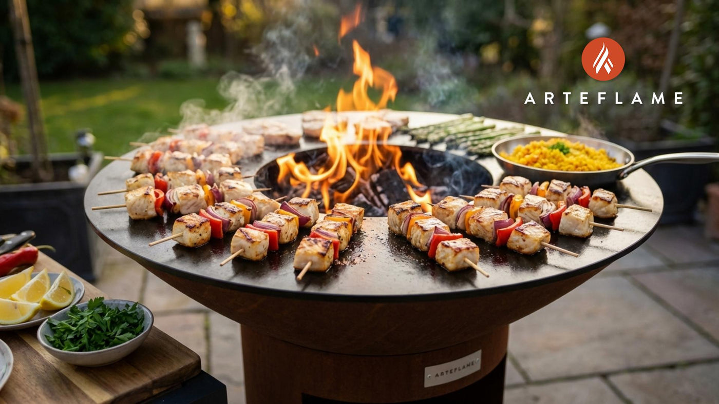 Spanish Grilled Fish Skewers with Zesty Citrus Marinade