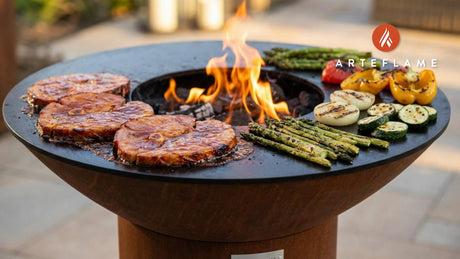 South Carolina Citrus Glazed Ham Steak on the Arteflame Grill