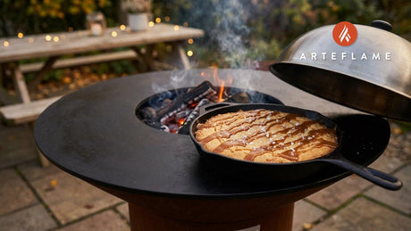 Smoky Salted Caramel Scottish Shortbread on the Grill