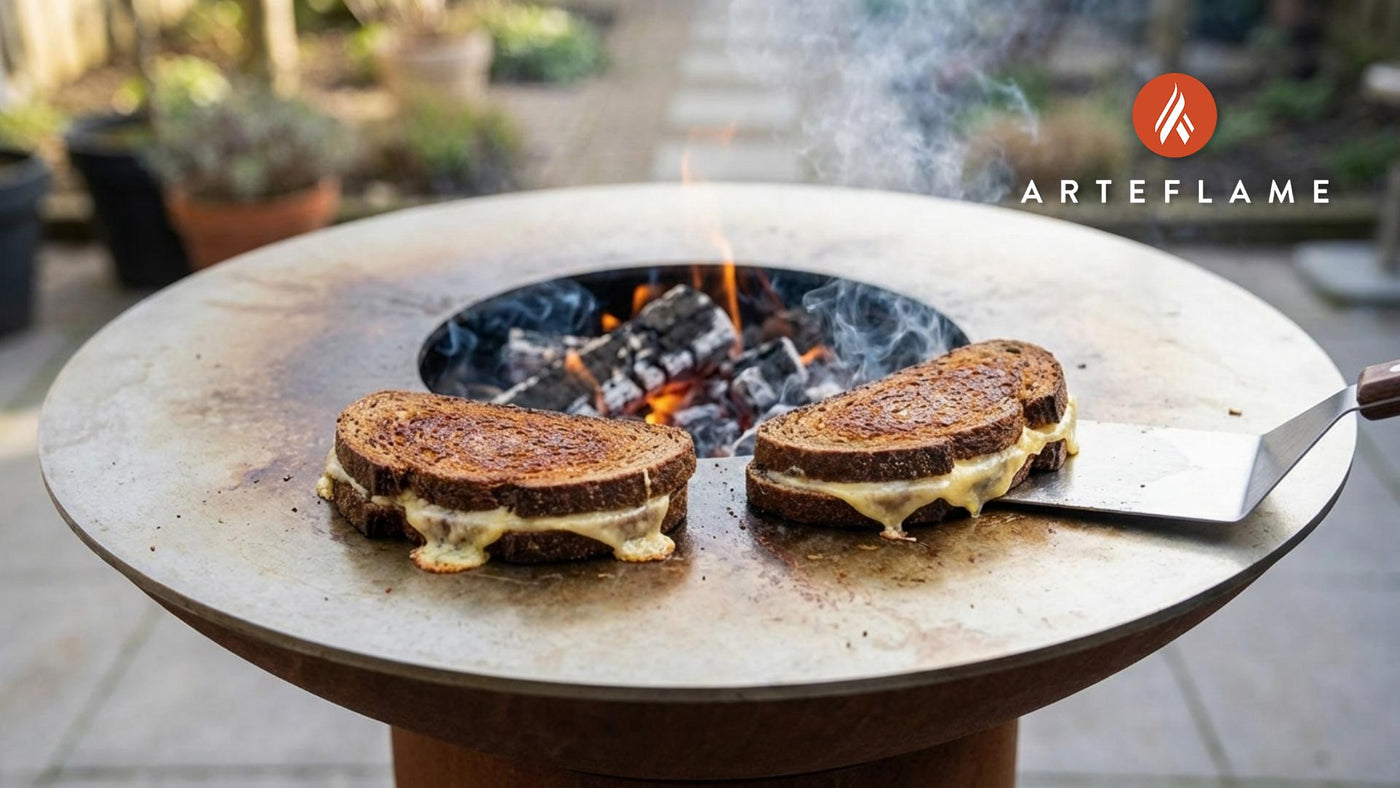 Smoked Dutch Rye Grilled Cheese on the Arteflame Grill