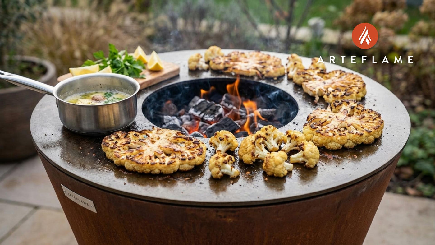 Smoky Belgian Charred Cauliflower with Nutmeg Butter