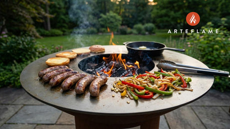 Perfectly Grilled Oregon Venison Sausage on the Arteflame