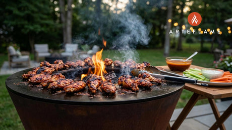 Sizzling Angry Chicken Wings on the Arteflame Grill