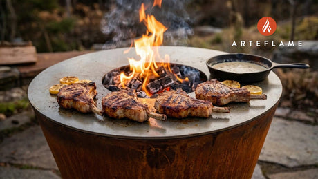 Smoked Norwegian Pork Chops with Creamy Horseradish Sauce