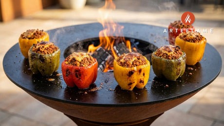 Mississippi Delta Hot Tamale Stuffed Peppers on the Arteflame