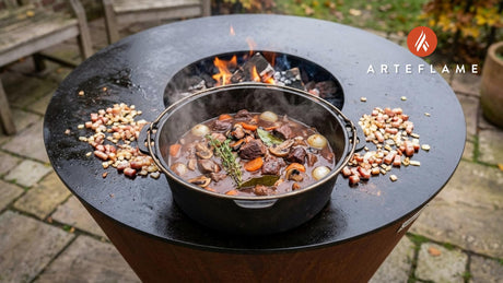Arteflame-Style Beef Bourguignon: A Rich, Fire-Kissed Classic