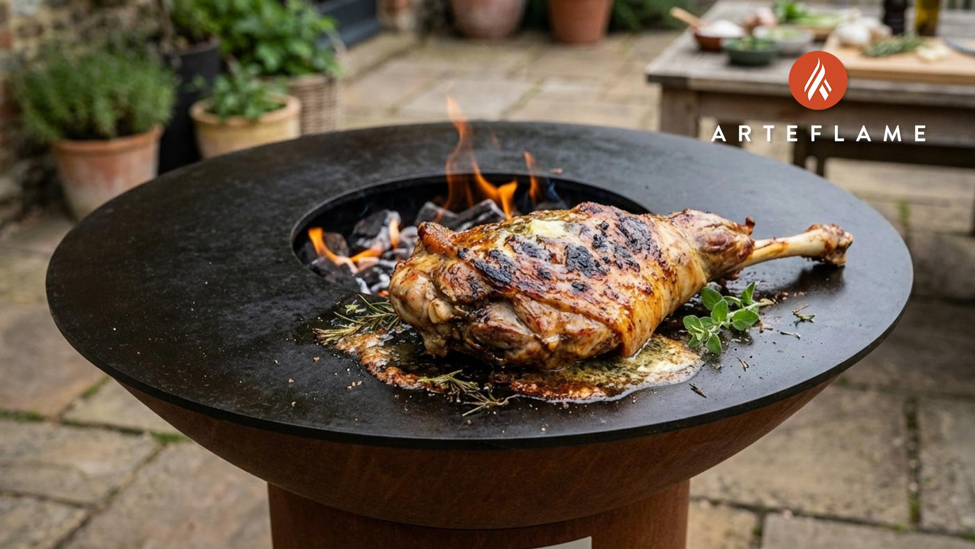 Authentic Slow-Grilled Albanian Style Goat Recipe for Arteflame