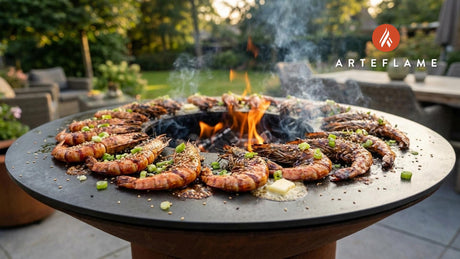 Korean-Style Grilled Tiger Prawns with Soy Garlic Glaze