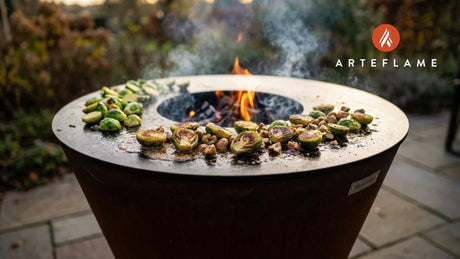 Authentic Belgian Grilled Brussels Sprouts with Chestnuts